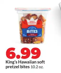 Hy-Vee King's Hawaiian soft pretzel bites offer