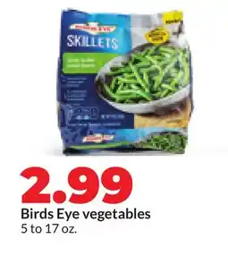 Hy-Vee Birds Eye vegetables offer