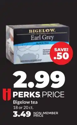 Hy-Vee Bigelow tea offer