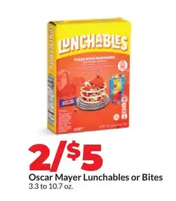 Hy-Vee Oscar Mayer Lunchables or Bites offer