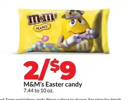 Hy-Vee M & M's Easter candy offer