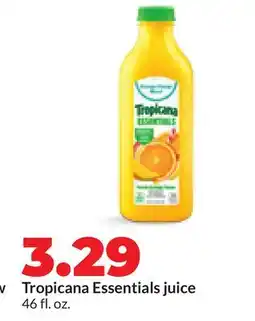 Hy-Vee Tropicana Essentials juice offer