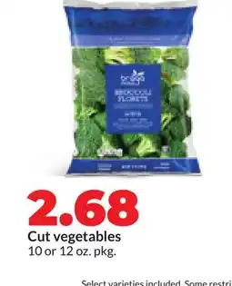 Hy-Vee Cut vegetables offer