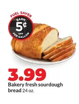 Hy-Vee Bakery fresh sourdough bread offer