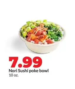 Hy-Vee Nori Sushi poke bowl offer