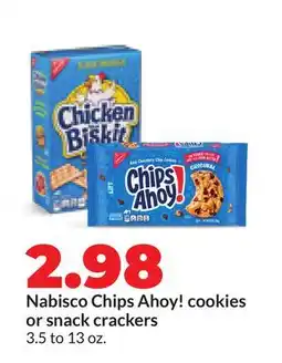 Hy-Vee Nabisco Chips Ahoy! cookies or snack crackers offer