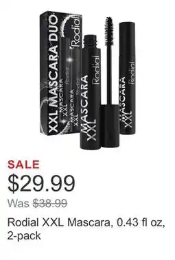 Costco Rodial XXL Mascara, 0.43 fl oz, 2-pack offer