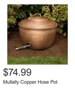 Costco Mullally Copper Hose Pot offer