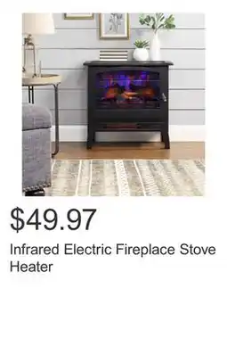 Costco Infrared Electric Fireplace Stove Heater offer