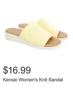 Costco Kensie Women's Knit Sandal offer