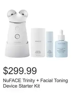 Costco NuFACE Trinity + Facial Toning Device Starter Kit offer