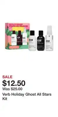 Ulta Beauty Verb Holiday Ghost All Stars Kit offer