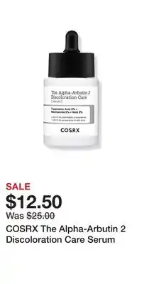 Ulta Beauty COSRX The Alpha-Arbutin 2 Discoloration Care Serum offer