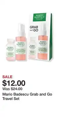 Ulta Beauty Mario Badescu Grab and Go Travel Set offer