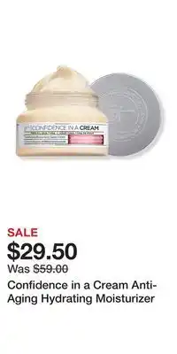 Ulta Beauty Confidence in a Cream Anti-Aging Hydrating Moisturizer offer