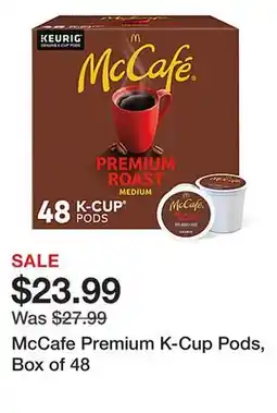 Office Depot McCafe Premium K-Cup Pods, Box of 48 offer