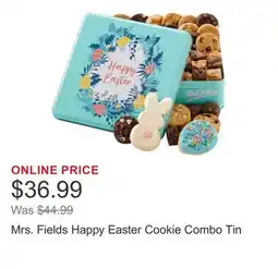 Costco Mrs. Fields Happy Easter Cookie Combo Tin offer