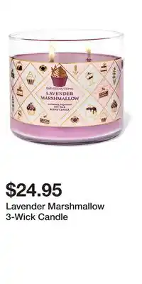 Bath & Body Works Lavender Marshmallow 3-Wick Candle offer