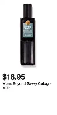 Bath & Body Works Mens Beyond Savvy Cologne Mist offer