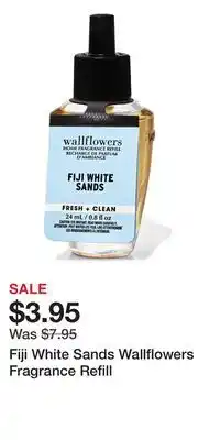 Bath & Body Works Fiji White Sands Wallflowers Fragrance Refill offer