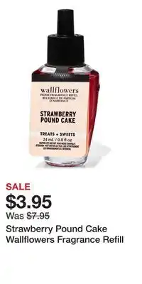 Bath & Body Works Strawberry Pound Cake Wallflowers Fragrance Refill offer