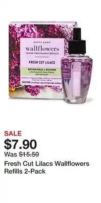 Bath & Body Works Fresh Cut Lilacs Wallflowers Refills 2-Pack offer