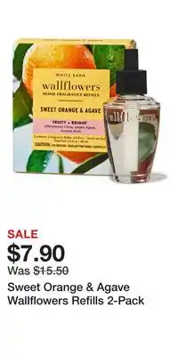 Bath & Body Works Sweet Orange & Agave Wallflowers Refills 2-Pack offer