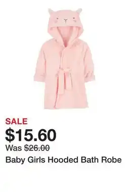 Belk Baby Girls Hooded Bath Robe offer