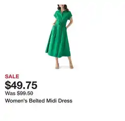 Belk Women's Belted Midi Dress offer