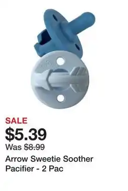 Belk Arrow Sweetie Soother Pacifier - 2 Pac offer