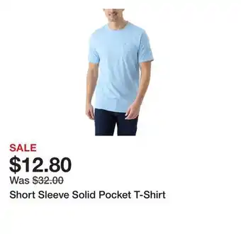 Belk Short Sleeve Solid Pocket T-Shirt offer