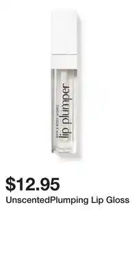 Bath & Body Works UnscentedPlumping Lip Gloss offer