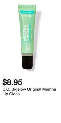 Bath & Body Works C.O. Bigelow Original Mentha Lip Gloss offer