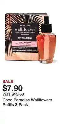 Bath & Body Works Coco Paradise Wallflowers Refills 2-Pack offer