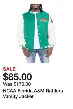 Belk NCAA Florida A&M Rattlers Varsity Jacket offer