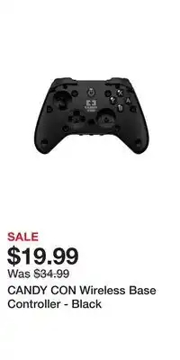 Game Stop CANDY CON Wireless Base Controller - Black offer