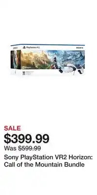 Game Stop Sony PlayStation VR2 Horizon: Call of the Mountain Bundle offer