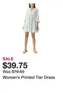 Belk Women's Printed Tier Dress offer