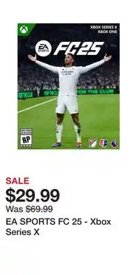 Game Stop EA SPORTS FC 25 - Xbox Series X offer