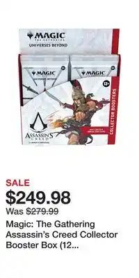 Game Stop Magic: The Gathering Assassin's Creed Collector Booster Box (12 Collector Boosters) offer