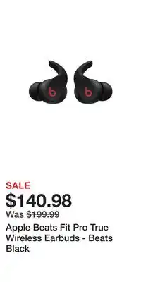 Game Stop Apple Beats Fit Pro True Wireless Earbuds - Beats Black offer