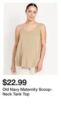 Old Navy Old Navy Maternity Scoop-Neck Tank Top offer