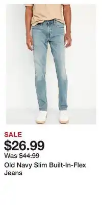 Old Navy Old Navy Slim Built-In-Flex Jeans offer