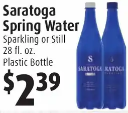 Gristedes Saratoga Spring Water offer