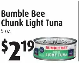 Gristedes Bumble Bee Chunk Light Tuna offer