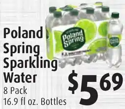 Gristedes Poland spring sparkling water offer