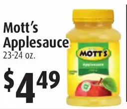 Gristedes Mott's Applesauce offer