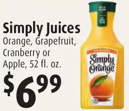 Gristedes Simply Juices offer