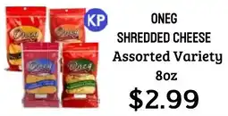 Seven Mile Market Oneg shredded cheese offer