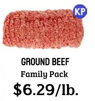 Seven Mile Market Ground beef family pack offer